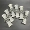 18mm 14mm 10mm Adattatore in vetro maschio femmina congiunto pirex pirex pires per impianti di petrolio Bongs Quartz Banger Bong Adattatori Convertitore