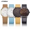 SINOBI New Design Fashion Ladies Watches Elegant Simple Female Quartz Watch Women Modern Trend Leather Strap Montre Femme