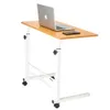 bureau couleur bois poste de travail informatique ordinateur voiture amovible bureau portable mobile réglable en hauteur de chevet