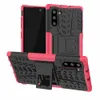 Hybride Kickstand Impact Rugged Heavy Duty TPU + PC Shock Proof Case Cover voor Samsung Galaxy Note 10 Pro Note 20 plus 160pcs / lot