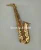 Suzuki alto saxofon mässing musikalisk instrument eb tone e platt guldlack sax professionell student spelar instrument med fallmunstycke