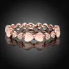 Doce Em Seu Coração Borboletas Elo Da Cadeia Charm Bracelets 18 K Rose Gold Rosa Gemstone Elegante Lindo Designer De Mulheres Meninas Jóias Pulseira