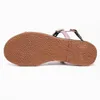 New Fashion Pearl Women Sandals Quality Female Flat Sandals Open Toes Beach Shoes Ladies Elegant Pink Sandalias Mujer