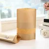 Kraft Paper Self-sealing Zip Bag Tea Nut Dry Fruit Food Packaging Bags Reusable Moisture-proof Vertical Bag With Transparent Window