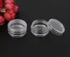 5g(0.17oz) Clear Empty Plastic Container Jars Pot 5 Gram Cosmetic Cream Eye Shadow Nails Powder Jewelry 5000pcs/lot