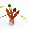 Creative Plant Series Writing Pen Hout Balpen Pennen Houten Nieuwheid Gift Cactus Wortel Zonnebloem School Stationaire Balpen Groothandel