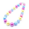 Mode Enfants Perles Collier Enfants Filles Chunky Bubblegum Collier Mignon À La Main Perlé Chunky Bijoux Pour Bébé Cadeaux,