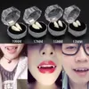 4 Sizes Vampire White Grillz Zombies Teeth Fang Grills Cosplay Tooth Cap Dental Mouth Resin Fake Teeth Braces Valentine Day Jewelr9855390
