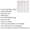 مصباح مصبغة LED 48W 72W 96W 120W LED لوحة ضوء 595 * 595mm مكتب غرفة الاجتماعات إلخ LED مصبغة Ligh