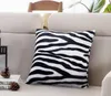 Dierpatroon Kussensloop Luipaard Zebra Kussen Kussenhoezen Vierkante Super Zachte Sierkussenslopen Kussenhoes voor Bench Couch Sofa