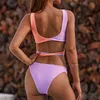 Купальник для купальников Бикини 2020 Муджер Push Up Bikinis Relds Купальники Купальники Женщины Плавательный костюм Пэчворк Сексуальный женский купальный костюм