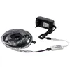 Uppgradera Bluetooth LED -remsa Set RGB Waterproof Music Bluetooth Controller Light 5M Roll med 6A Power Adapter