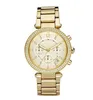 Quadrante doppia fila con intarsio di diamanti Quadrante moda donna lusso oro oro rosa orologi al quarzo casual relojes mujer donna uomo quarzo Wa3008