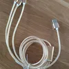 12m nylon gevlochten 3 op 1 USB kabel Multi 24A snellaadlader Type C Typec Micro USB -kabels voor Android Smart Mobile Phone7173442