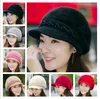 L'artista di vendita calda tiene caldo il cappello del berretto del coniglio della perla per le donne di inverno tiene il cappello caldo del berretto delle donne di modo cappello nudo della cupola casuale