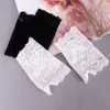 Женщины кружева вождения солнцезащитный крем перчатка очарование сексуальные леди варежки свадебные перчатки свадебные перчатки 4 цвета