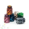 Luminous Cobra Drip Tip Snake Skin Grid Wave Honeycomb Epoxy Resin Wide Bore Mouthpiece fit TFV8 TFV12 Prince Baby DHL Free