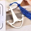 100pcs Hot Sale Nautical Themed Silver Anchor Bottle Can Opener Beer Coke Soda Cap Wedding Favors Gift Party SN210