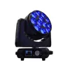 4 pz testa mobile ape occhio Dj party light 12x40 w 4in1 rgbw dmx lira led fascio lavaggio testa mobile zoom illuminazione