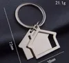 2016 neue Spin-Haus-Schlüsselanhänger aus Metall, Immobilien-Schlüsselanhänger, individuelles Logo für Geschenke