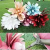 80 centímetros Artificial Flower Magnolia Grande Foam da cabeça de flor ao ar livre fundo do tema do casamento de Flor Falso Decoração Design Exibição Party Decor