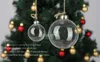 Vendita di decorazione del partito! Dia6cm Natale ornamento trasparente palla di vetro decorazioni di nozze bagattelle evento freeship x 251