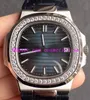 Luxury Watch 3 Style Mens Diamond Dial Nautilus 5711/1R-001 Rose Gold on Bracelet 40mm Complete Set Automatic Fashion Men's Watches Wrist