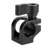 Camvate Universal 15mm Single Rod Clamp för kamerabur Black Knob3180021