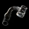 New arrival 2mm grails quartz banger nail with slit thick bottom 90 degree clear joint