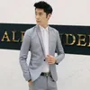 남성용 정장 블레이저스 Meihuida 캐주얼 남성 슬림 한 맞는 버튼 슈트 블레이저 긴 소매 Business Coat Jacket Pocket1