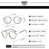 Erkekler Poligon Optik Göz piyadeler Framegular Şeffaf Vintage için Toptan-Higodoy Retro Kadınlar Metal Gözlük Çerçevesi