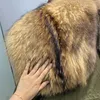 2019 зимняя куртка женская реальная меховая пальто большой натуральный енот меховой воротник длинные парку белая утка вниз куртка уличная корея мода