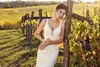 Eddy K 2019 robes de mariée sexy bretelles spaghetti dentelle appliques jardin robes de mariée balayage train robe de mariée sirène robes de mariée