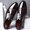 hommes élégants chaussures classique oxford chaussures pour hommes robe marron en cuir verni noir formelle chaussures pour hommes coiffeur zapatos de hombre oxford bona