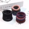 Women Girls Frosted Coil Hair Ties Large Hairbands Elastic Hair Rope Rubber Ring Ponytail Holder For Women Girls Thick Hair Accessories WCW8