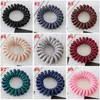 Fashion girl tie hair thin hair rope Ponytail Elastic Phone Cord Line Hair circle Fabric Telephone head Band T9I00266