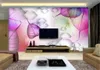Benutzerdefinierte 3D-Tapete, modern, minimalistisch, HD, schöne Traumblätter, Innen-TV-Hintergrund, Wanddekoration, Wandtapete