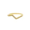 Mode vrouwen dunne gouden stapel vinger ringen met kleurrijke cz verharde regenboog bruiloft vinger ring ingesteld in goud rose gouden kleur
