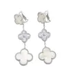 Luxury Designer Jewelry Women Earrings interval diamond earrings Size three flowers designer earings fashion tassel earrings2241966