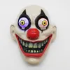 LED Light Halloween Horror Maska Dla Clown Vampire Eye Mask Cosplay Theme Makeup Performance Masquerade Full Face Party Maska Zza1144-1