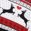 Зимние пары свитер пуловер двух человек уродливый свитер пары пуловер новинка рождество для женщин мужчины тянуть FEMME 3