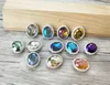 10 stks/partijen Multicolour Facet Crystal Glass Losse Kralen, pave strass Spacer Connector Kralen Sieraden Vinden BD359