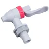 Nuovo rubinetto per rubinetto dell'erogatore dell'acqua di ricambio in plastica a pressione bianco