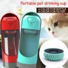Haustiere Feeder tragbare Haustierwasserflasche für kleine große Hunde Reisen Puppy Katze Trinkschale Outdoor -Getränkespender Hund Vorräte 2355073