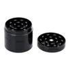 4 Layer Zinc Alloy Metal Tobacco Grinder Herb Grinder 6 Colors 40mm 50mm 55mm 63mm Hand Muller Crusher 000