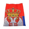 Sırp bayrağı 3x5ft 150x90cm polyester baskı kapalı dış mekan asılı pirinç gromets ile ulusal bayrak satmak Shippin5667148