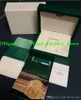 Kvalitet Julklappar Green Watch Box -presentfodral för 116610 Watches Booklet Card Taggar och papper på engelska klockor HA280R