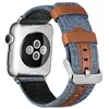 Cinturino in pelle genuina in tela militare in tela per IWTCH 38/40/41mm 42/44/45mm Bande Accessorio per Apple Watch Series 1/2/4/5/5/6/7 Sports Watchband