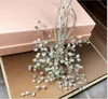 Inlaid bit decorated bride wedding hair accessories pearl side clip wedding wedding style accessories