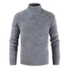 Herrtröjor Turtleneck stickad tröja kashmir ull vinter män 2022 pullover man swetry pull col roul homme1